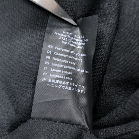 Maison Scotch Soda Leopard Animal Print Bomber Jacket Wool Blend Size 2 - Picture 11 of 11